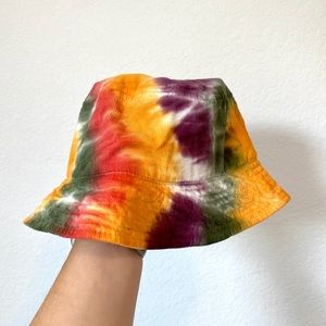 Urban Outfitters Tie Dye Corduroy Bucket Hat